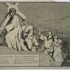 Christ with cross vs. Trotsky
