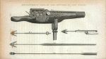 Instruments used in the capture of the whale.