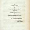 Dedication To Robert Oliver, of Baltimore, Maryland, ...