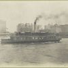 Another view of the ferry boat, as it nears Battery Park. The building under construction (right of center) is the U.S. Customs House, built from 1902-1906.