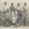 Group photograph captioned 'Hungarian Gypsies all of whom were deported' in The New York Times, Sunday Feb. 12, 1905