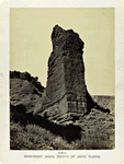 Monument Rock, mouth of Echo Cañon.