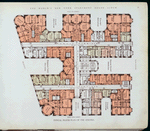 Typical floor plan of the Ansonia.