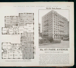 No. 875 Park Avenue. Southeast Corner Seventy-eighth Street.