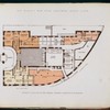 Entrance floor plan of the Paterno, showing lower duplex apartments.