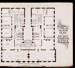 Typical Floor plan of No. 667 Madison Avenue.