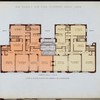 Typical floor plan of The Amherst and The Cortlandt.