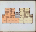 Typical floor plan of The Amherst and The Cortlandt.