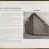 St. Agnes Apartments. Block Front, Convent Avenue, 129th Street to 130th Street.