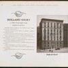 Holland Court. 315 West Ninety-eighth Street Adjoining Riverside Drive.