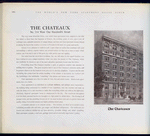 The Chateaux. No. 314 West One Hundredth Street.