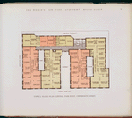 Typical floor plan -- Central Park West , corner 66th Street.