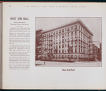 West End Hall. West End Avenue, Northeast Corner 101st Street.