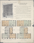 The Adelaid and Alba, 287 and 291 Edgecomb Avenue; Plan of first floor; Plan of upper floors.