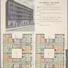 The Minerva and Idonia, 703 -709 West 178th Street; Plan of first floor; Plan of upper floors.