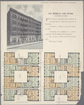 The Minerva and Idonia, 703 -709 West 178th Street; Plan of first floor; Plan of upper floors.