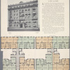 The Clarendon, 605 West 112th Street; Plan of first floor; Plan of upper floors.