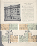 The Clarendon, 605 West 112th Street; Plan of first floor; Plan of upper floors.