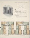 Sunderland Court, 532 West 136th Street, and  Norman Court, 530 West 136th Street; Plan of first floor; Plan of upper floors.