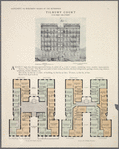 Tilbury Court, 719-723 West 180th Street; Plan of first floor; Plan of upper floors.