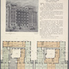 The Phaeton, 537-545 West 112th Street; Plan of first floor; Plan of upper floors.