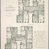 Fluri Apartments, northeast corner St. Nicholas Avenue and 177th Street. Plan of first floor; Plan of upper floors.