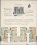 Court Rebelle, Morningside Park and 122nd Street; Plan of first floor; Plan of upper floors.