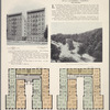 Renault Court, 207-211 Cathedral Parkway (West 110th Street); Plan of first floor; Plan of upper floors; View of Central Park from Renault Court.