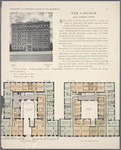 The Lincoln, 130-136 Claremont Avenue; Plan of first floor; Plan of upper floors.