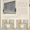 The Esperanto, 390 West 105th Street; Plan of first floor; Plan of upper floors.