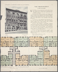 The Maranamay, 611 West 112th Street ; Plan of first floor; Plan of upper floors.