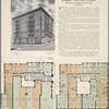 Robert Fulton Court, northeast corner Broadway and 156th Street; Plan of first floor; Plan of upper floors