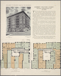 Robert Fulton Court, northeast corner Broadway and 156th Street; Plan of first floor; Plan of upper floors