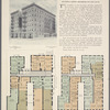 St. John Court, southwest corner Amsterdam Avenue and 111th Street; Plan of first floor; Plan of upper floors