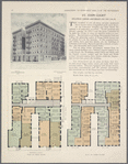 St. John Court, southwest corner Amsterdam Avenue and 111th Street; Plan of first floor; Plan of upper floors