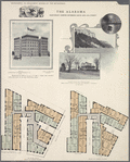 The Alabama, northwest corner Riverside Drive and 127th Street; Plan of first floor; Plan of upper floors; The Palisades; Looking South from 'The Alabama' (seeing Grant's Tomb on the left and' Historic' Claremont on the right.)