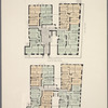 Hazelhurst. Plan of first floor; Plan of upper floors.