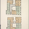 Hudson Arms. Plan of first floor; Plan of upper floors.