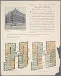 The Continental, northeast corner Broadway and 177th Street; Plan of first floor; Plan of upper floors.