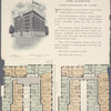 The Alfredo, southwest corner Broadway and 162nd Street; Plan of first floor; Plan of upper floors