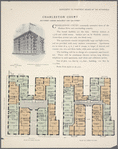 Charleston Court, southwest corner Broadway and 163d Street; Plan of first floor; Plan of upper floors