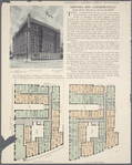 Hispania and Audubon Halls, block front - Broadway, 156th to 157th Street; Plan of first floor; Plan of upper floors