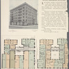 Blervie Hall, northeast corner Broadway and 144th Street; Plan of first floor; Plan of upper floors.