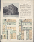 Dallas Court, southwest corner Broadway and 144th Street; Plan of first floor; Plan of upper floors.