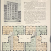 The Rensselaer, 536 West 113th Street; Plan of first floor; Plan of upper floors.
