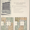 The Illinois and Michigan, Nos. 511 and 517 West 113th Street, between Broadway and Amsterdam Avenue; Plan of first floor; Plan of upper floors.