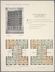 The San Maria, No. 520 West 114th Street, between Broadway and Amsterdam Avenue; Plan of first floor; Plan of upper floors