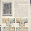 The Tennessee and  Arizona, 508 and 514 West 114th Street, between Broadway and Amsterdam Avenue; Plan of first floor; Plan of upper floors.