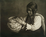 The pottery maker, Nampeyo (painting pottery).