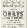 Greys' smoking mixture (in a tin).